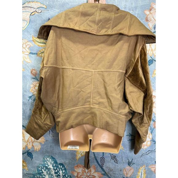 Free People x Nicholas K Bastie Sweatshirt Jacket Earth $498 - Picture 9 of 10